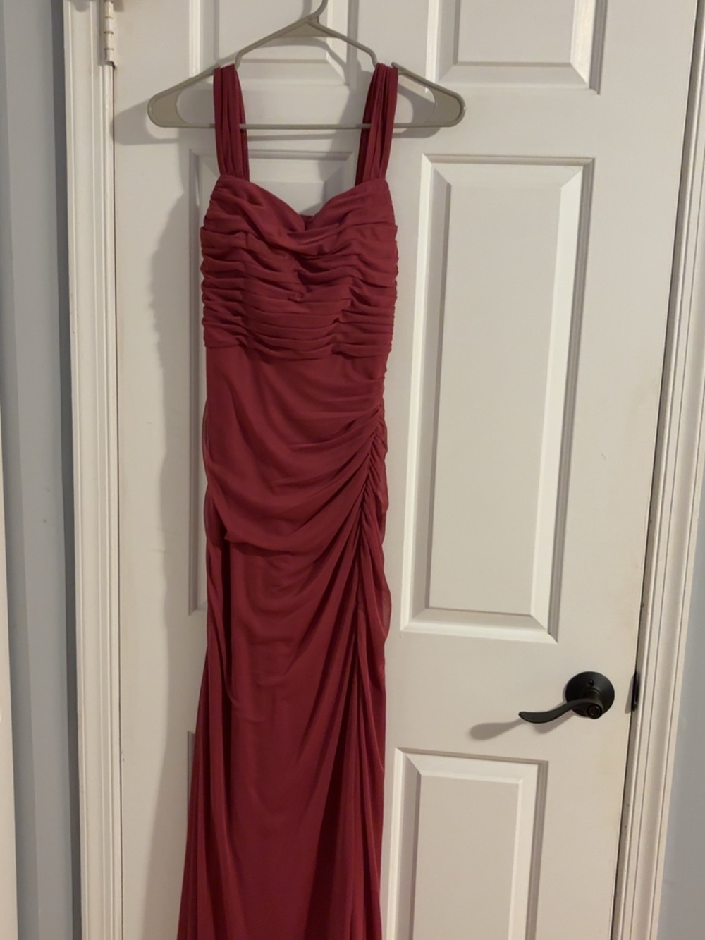 Azazie Rosewood Ruched Maxi Dress - Women Dresses Maxi